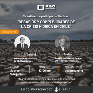 Webinar Desafíos y Complejidades de la Crisis Hídrica en Chile