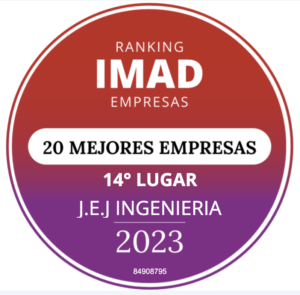 Por cuarto año consecutivo, J.E.J. Ingeniería es reconocida en el Ranking IMAD Empresas 2023